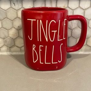 Rae‎ Dunn Red Jingle Bells Mug